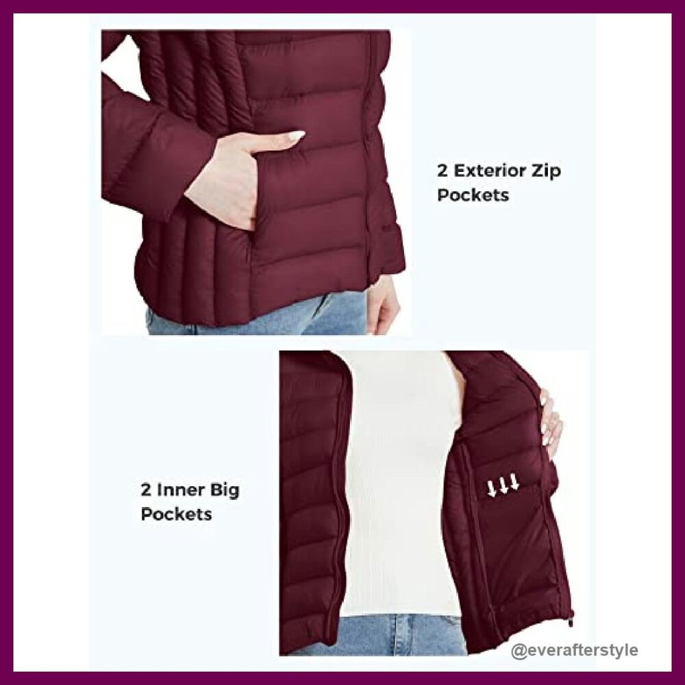 Packable Puffer Jacket Windproof Lightweight Wint… - image 7